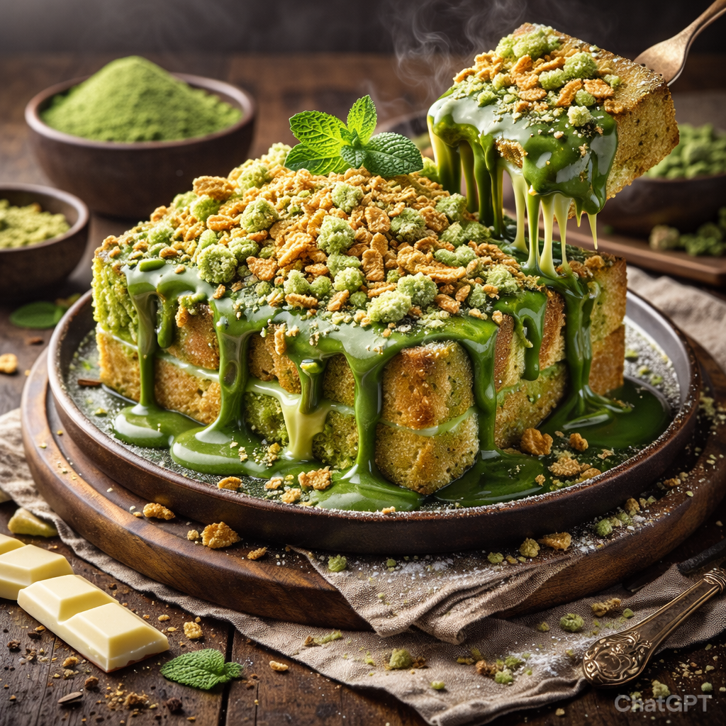 Green Tea Crunchy Toast